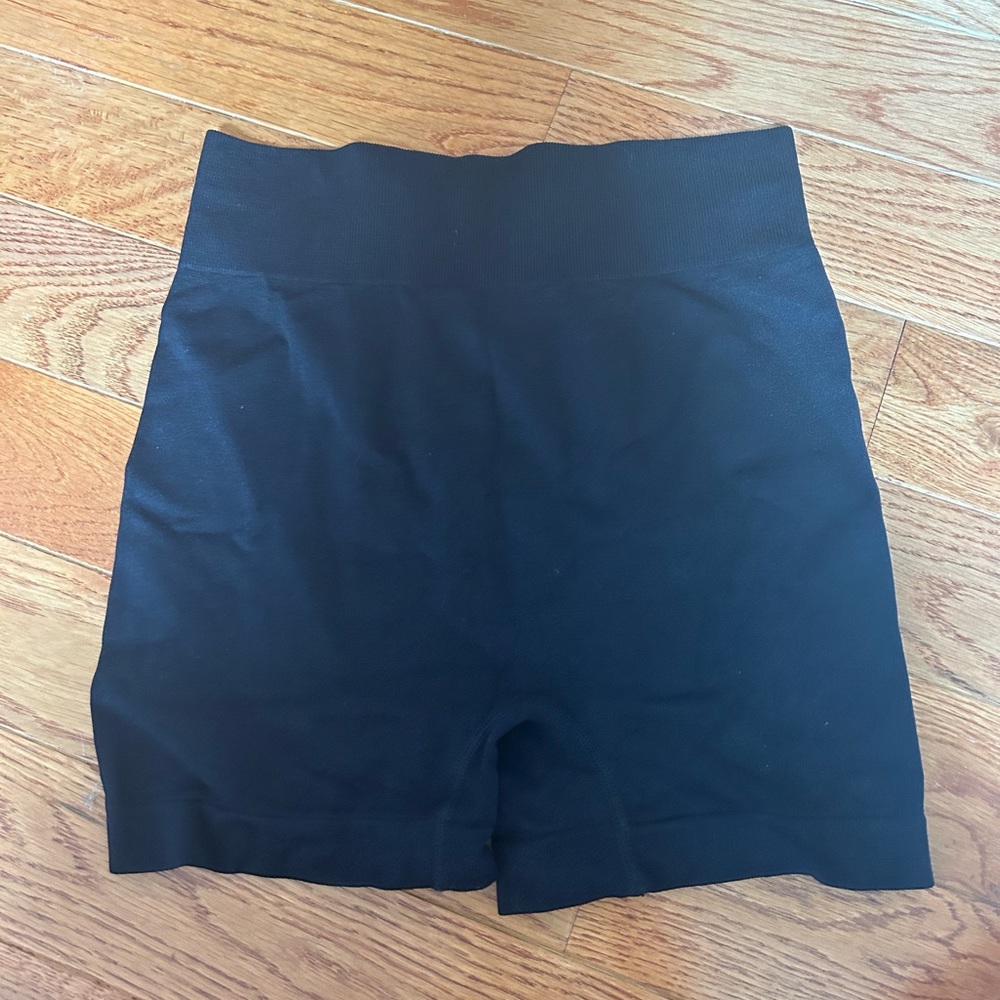 Black Workout Compression Shorts